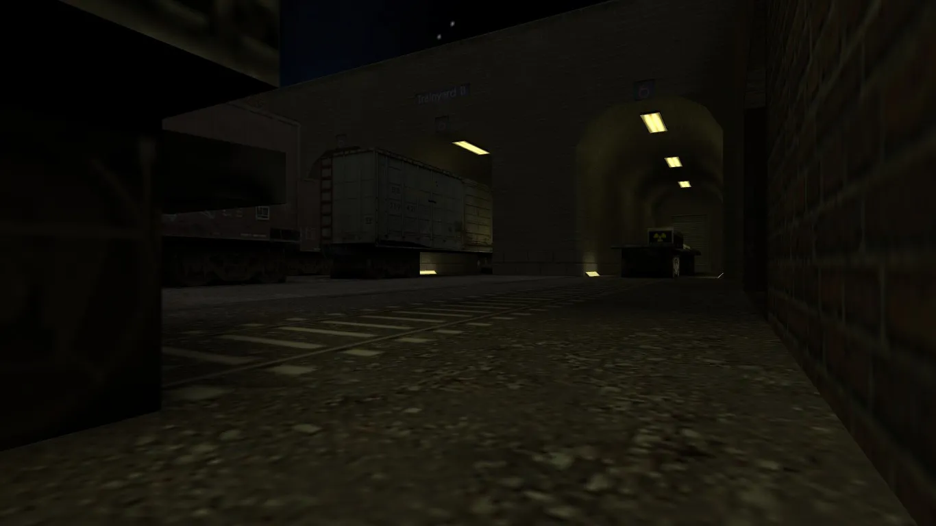 Скриншот Карта de_train_night для CS 1.6: Баланс и Тактика