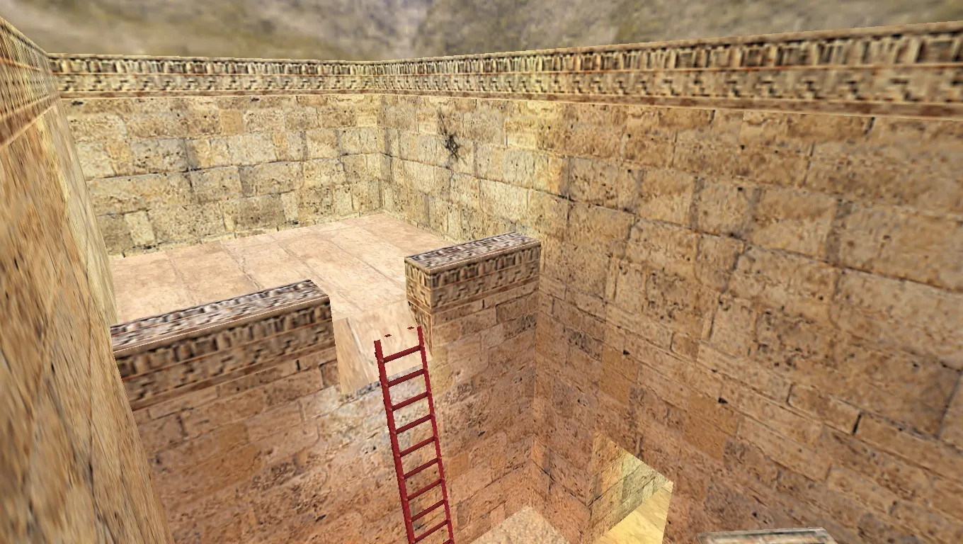 Скриншот  Карта de_sdust для CS 1.6 - Тактические возможности и оптимизация