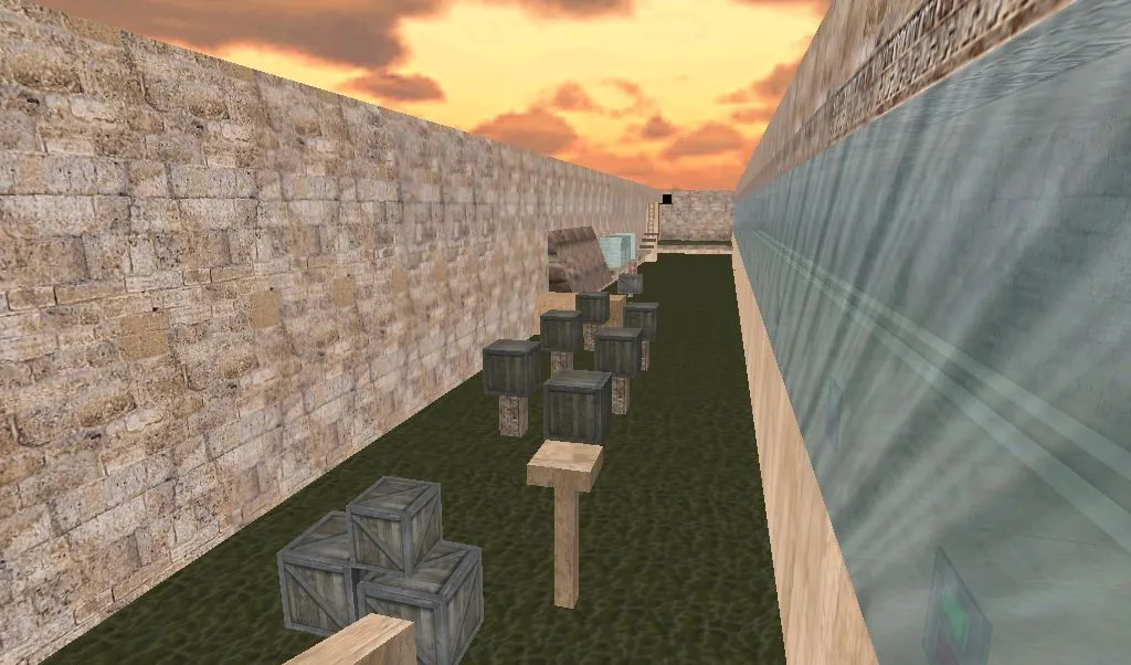 Скриншот  deathrun_golddust для CS 1.6: тактики, точки, нав для ботов и оптимизация карты