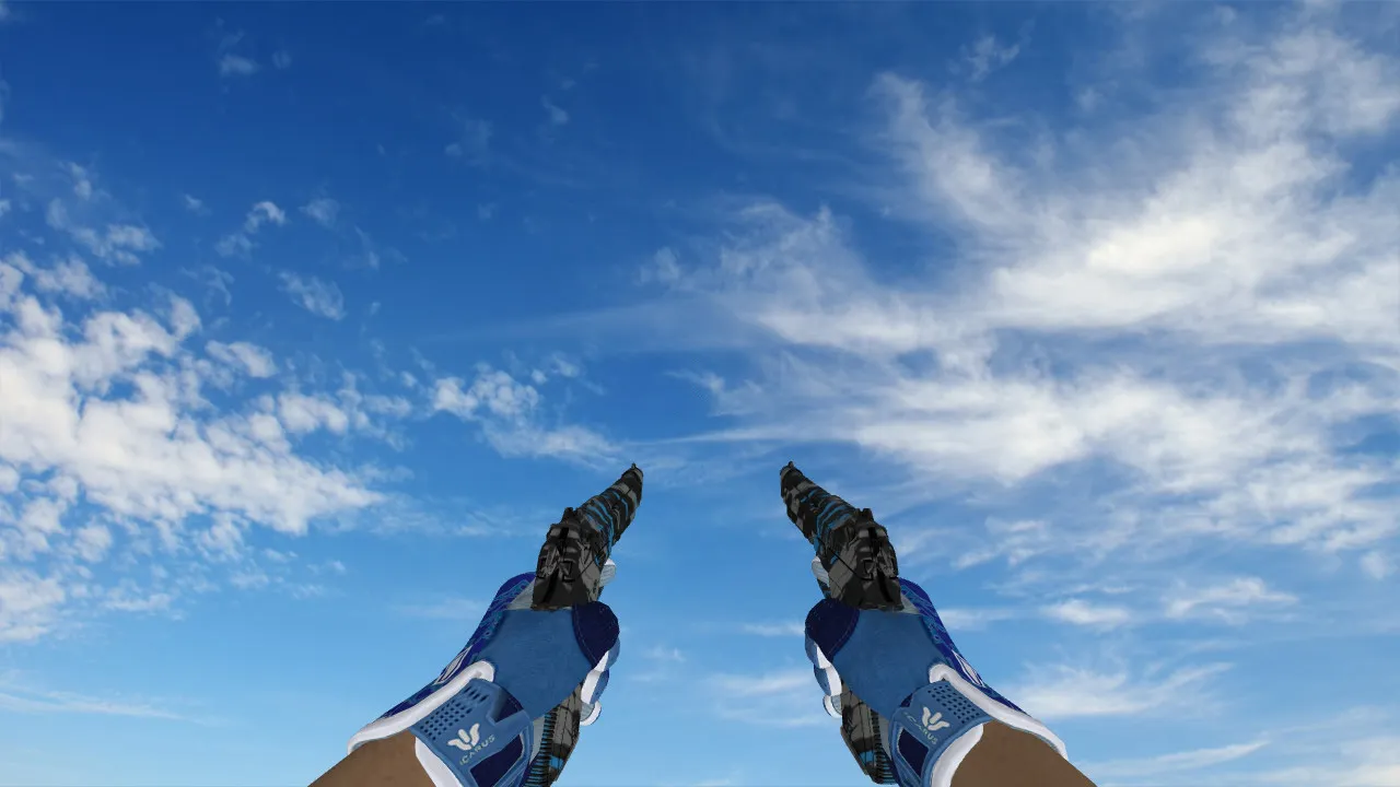 Скриншот  Пак моделей оружия «Sport Amphibious Pack» для CS 1.6: v_, p_, w_ модели, звуки и анимация осмотра