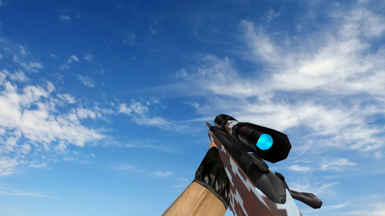 Скриншот Модель «Scout Camo» для CS 1.6 - Обзор и особенности