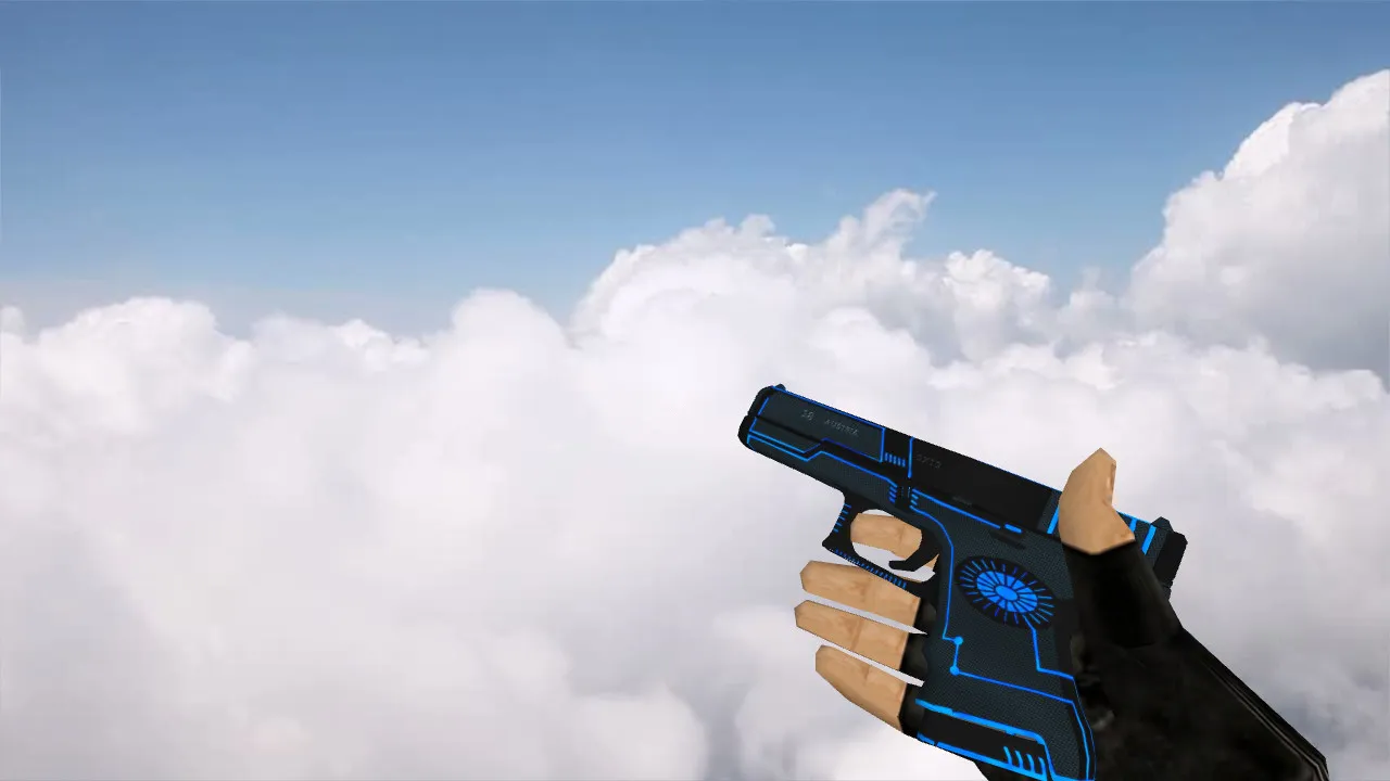 Скриншот Модель Glock Plasmax для CS 1.6 – уникальный выбор для геймеров