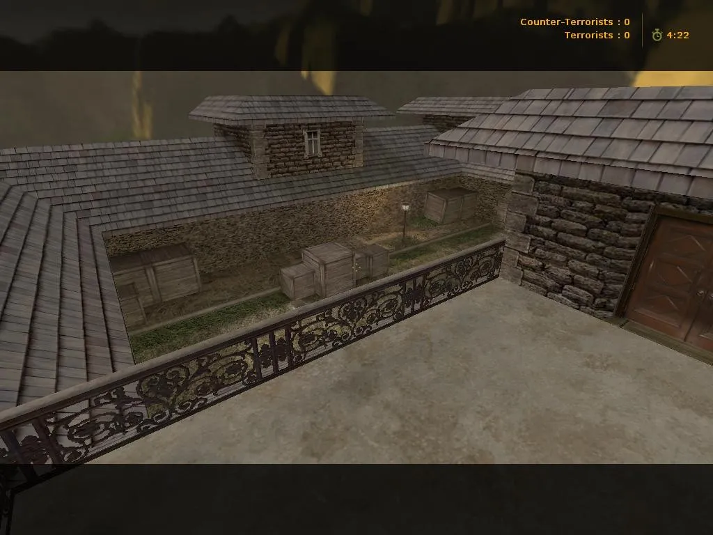 Скриншот  Карта de_storm2 для CS 1.6: тактический геймплей и оптимизация