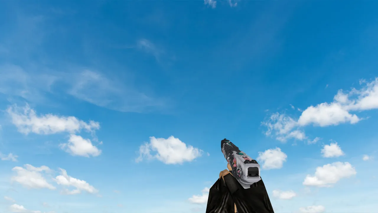 Скриншот Модель Glock Water Eclipse для CS 1.6 — улучшение визуала