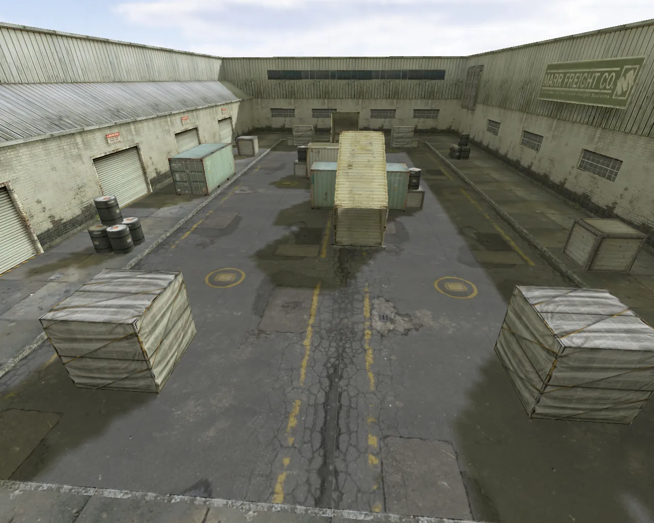 Скриншот  Карта «awp_white» для CS 1.6: баланс точек, раунды на AWP, точки под плант/дефьюз и .nav для ботов