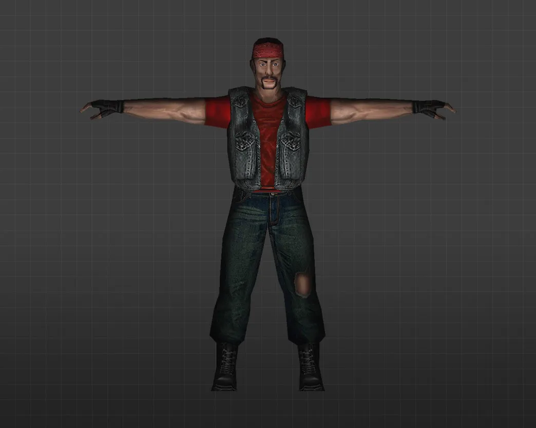 Скриншот Модель «Байкеры» для CS 1.6 - уникальный скин для вашего персонажа