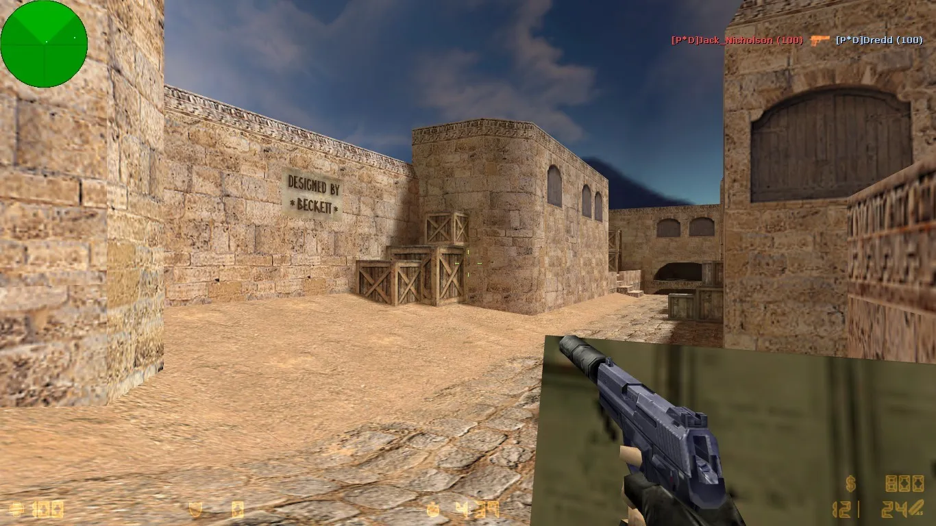 Скриншот  Карта de_hungun_dust2final для CS 1.6 - Тактическое преимущество