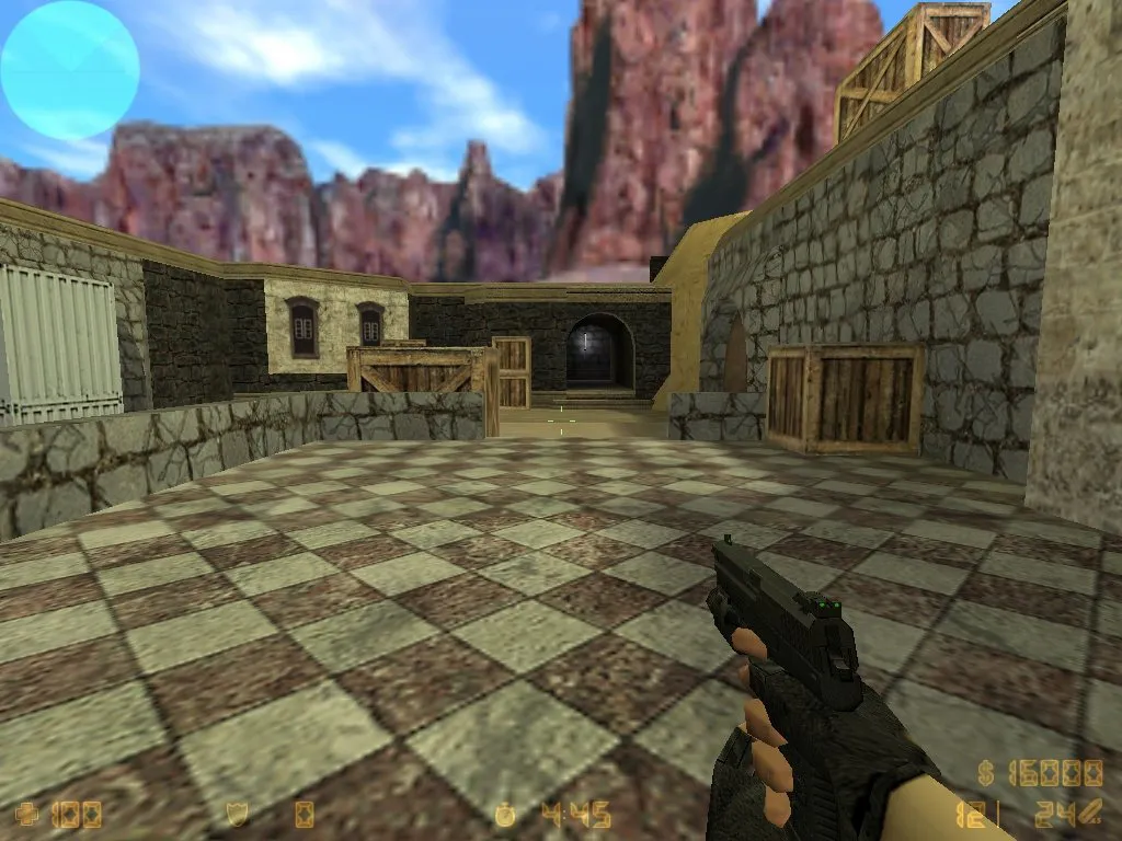 Скриншот Карта «de_dust2_by_play» для CS 1.6