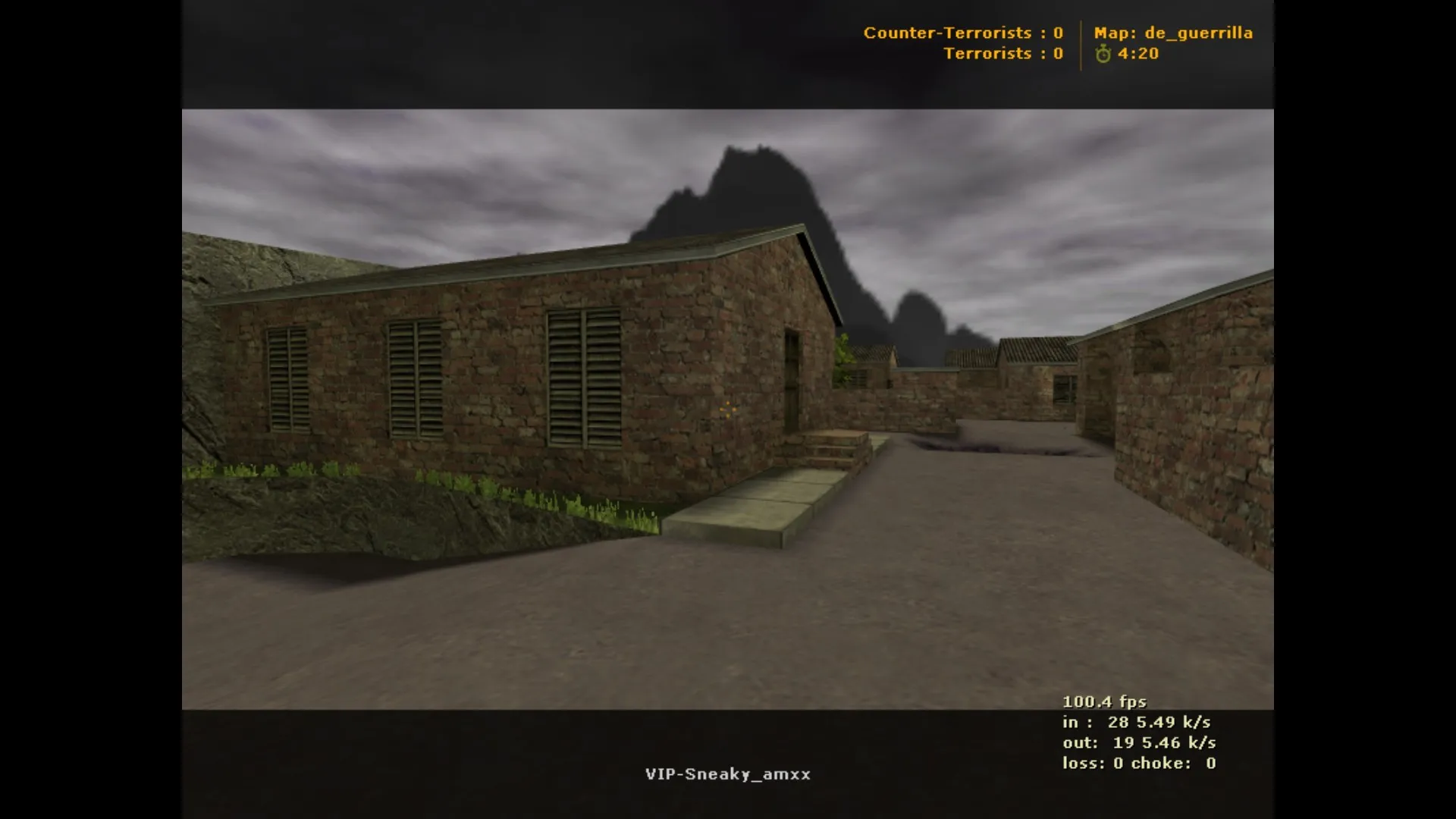 Скриншот  Карта de_guerrilla для CS 1.6: баланс сторон, точки, .nav для ботов, оптимизация wpoly/epoly