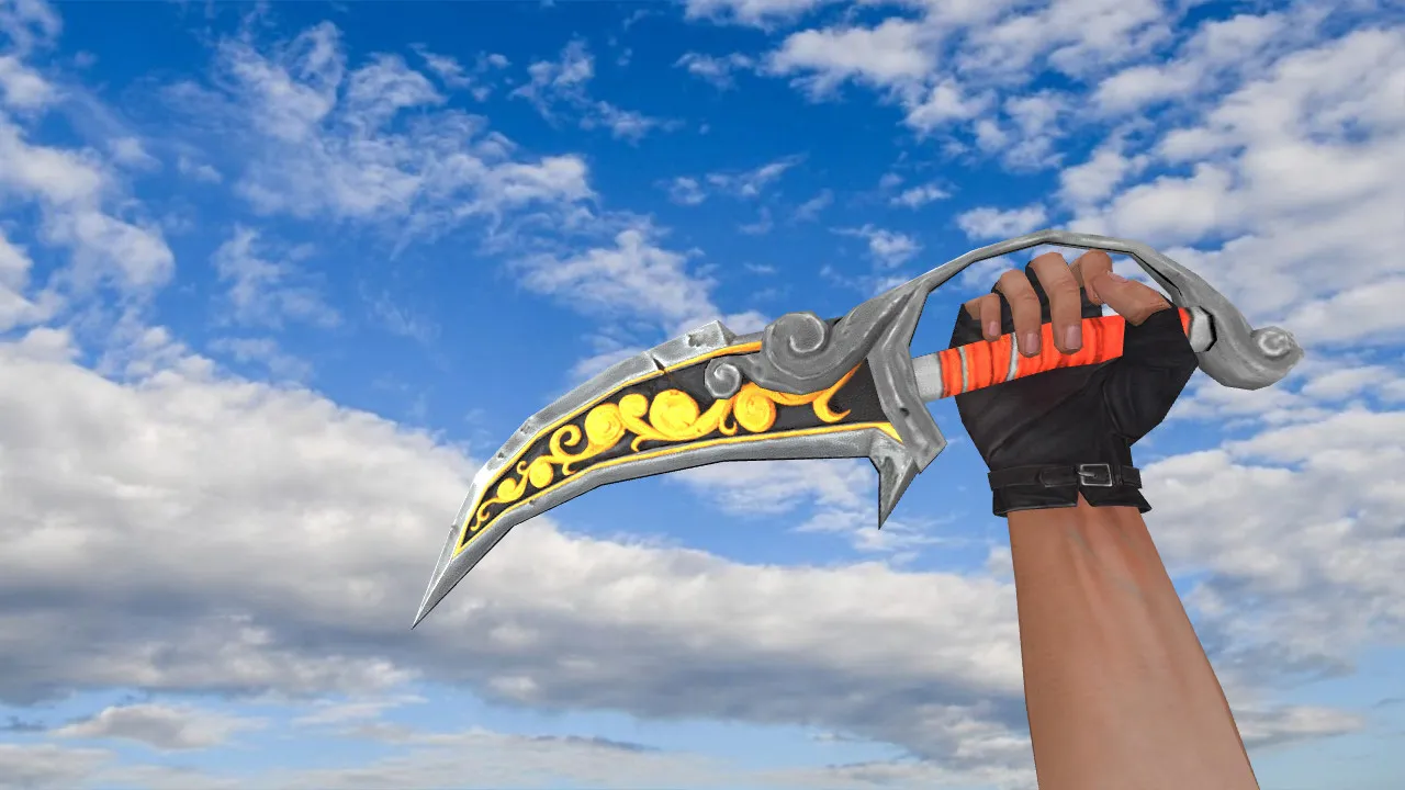 Скриншот Модель Life Stealer Knife v_ для CS 1.6: p_ и w_ файлы, звук, анимация осмотра и текстуры