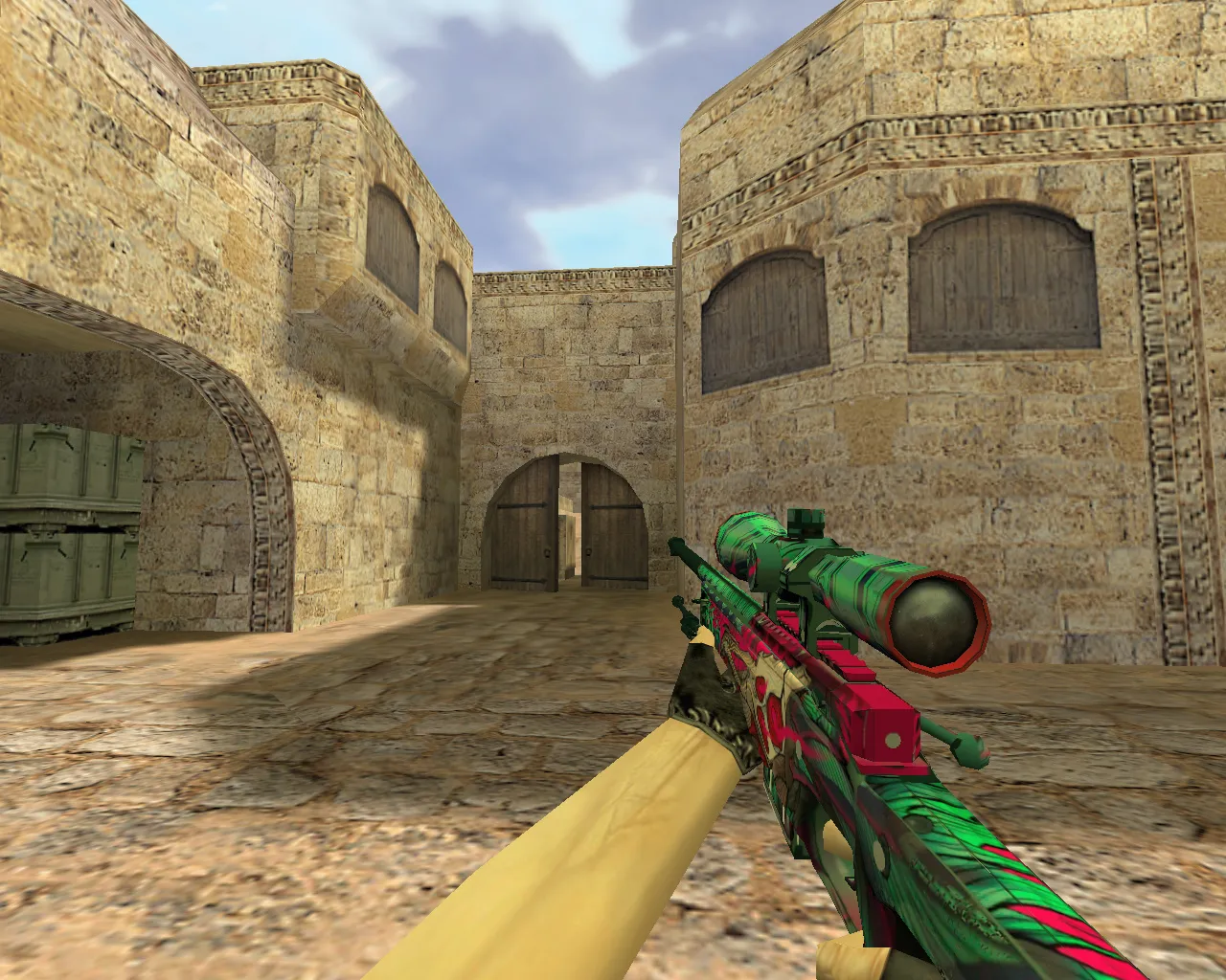 Скриншот Модель «AWP Тьма» для CS 1.6 - Уникальный скин для снайперской винтовки