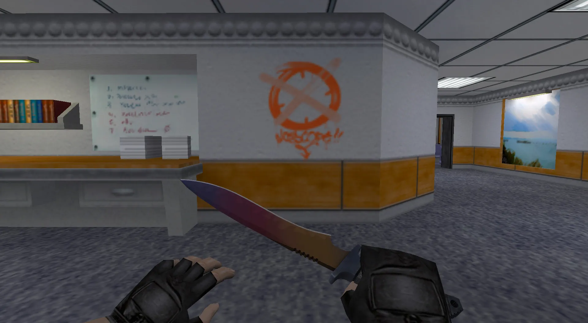 Скриншот Граффити «Без прицела» для CS 1.6 - Уникальные граффити из CS:GO