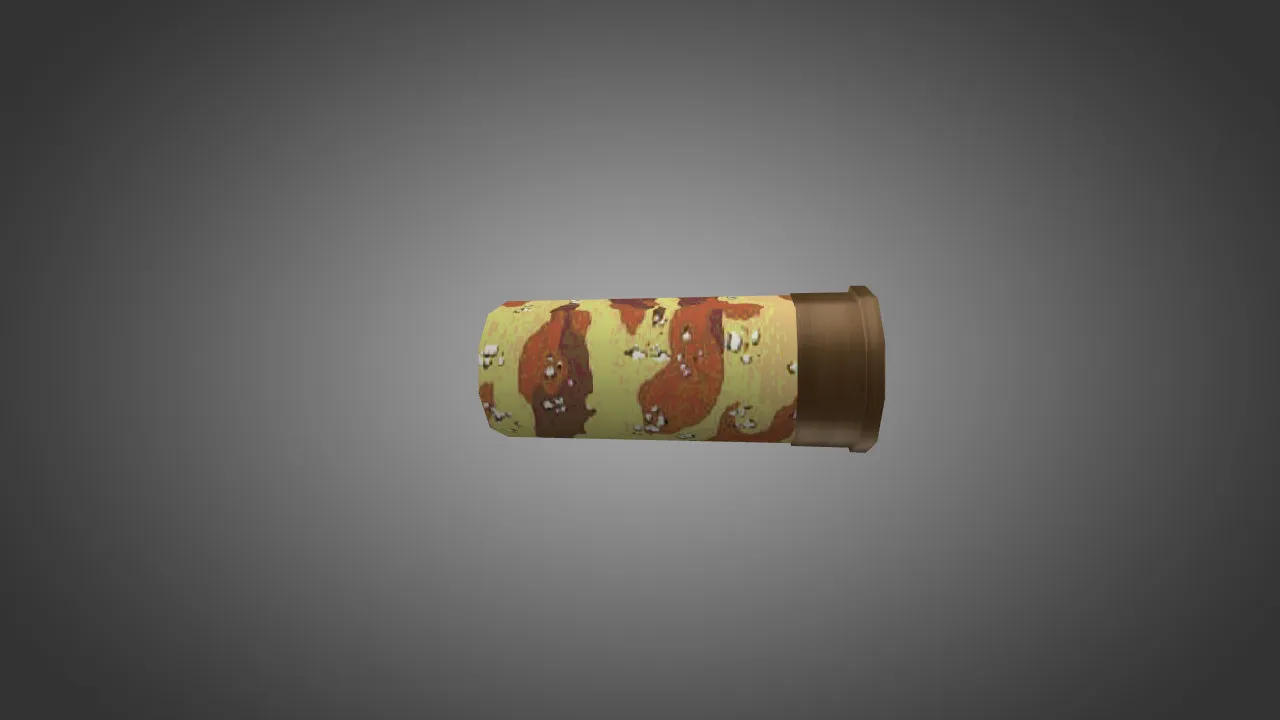 Скриншот Модель «Desert Camo Shells» для CS 1.6: гильзы в desert camo, v_/p_/w_ модели, звук и анимация осмотра