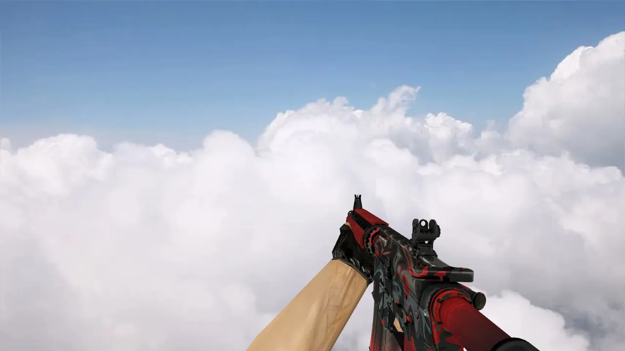 Скриншот Модель M4A4 Urban Assault v_ p_ w_ для CS 1.6: звуки, анимация осмотра и качество текстур