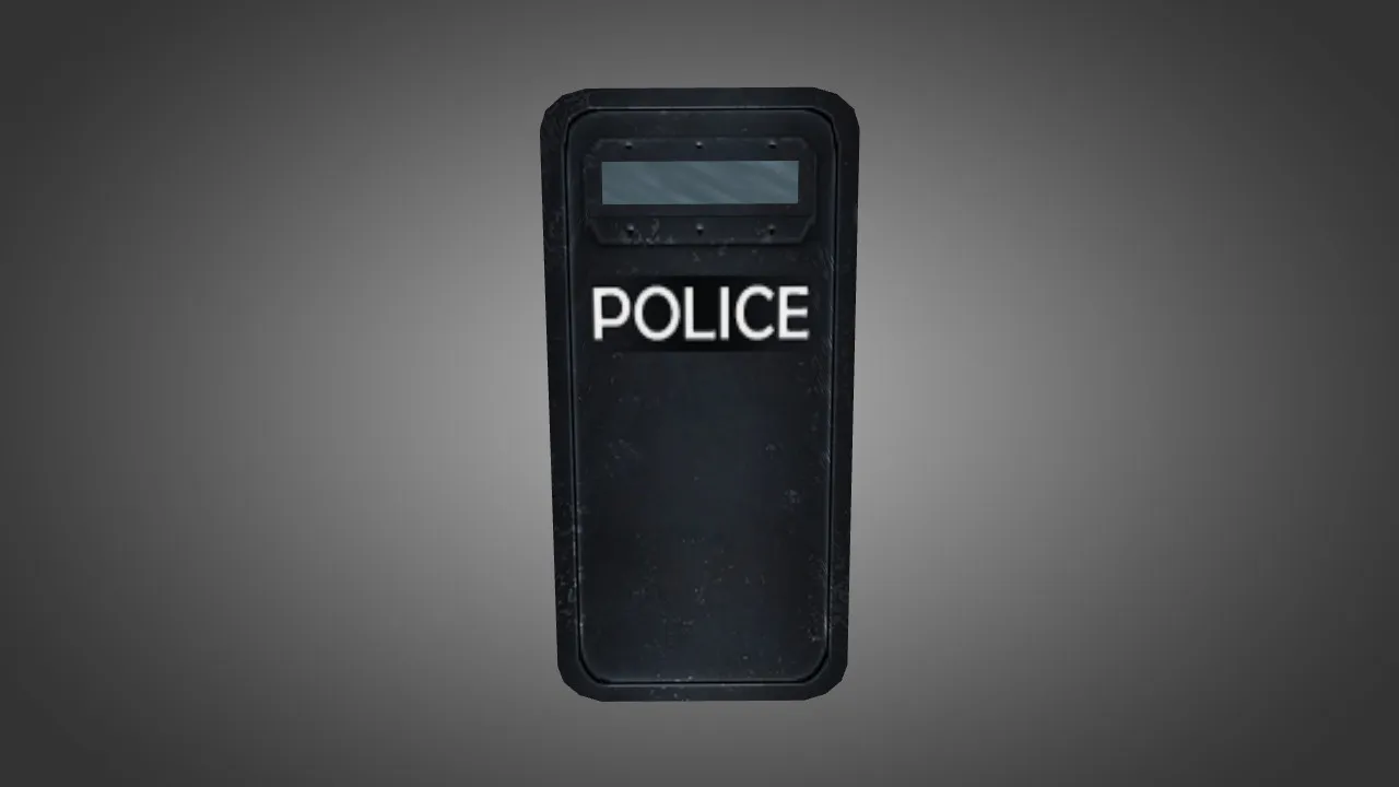 Скриншот Police Shield Skin для CS 1.6: v_ / p_ / w_ модели, текстуры 1024x1024, анимация осмотра и звуки