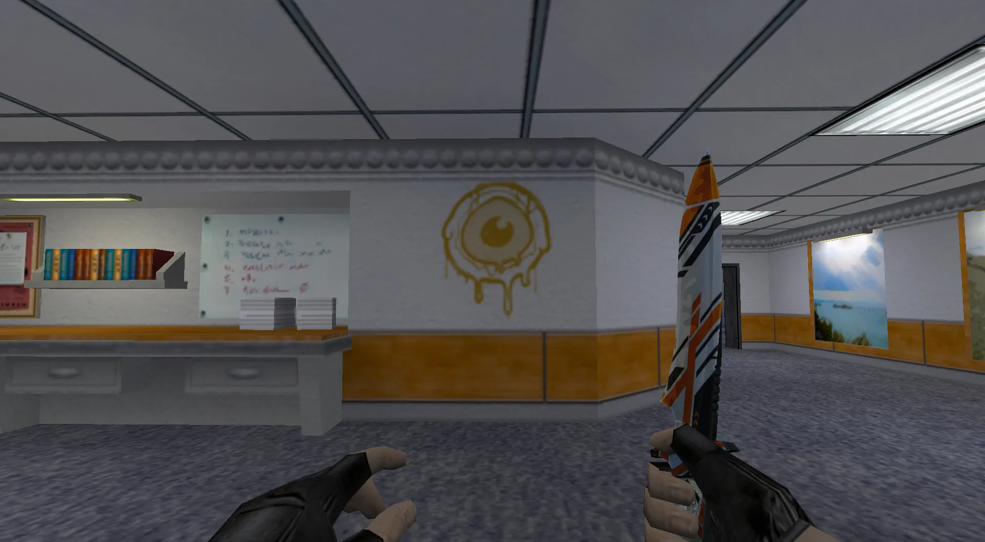 Скриншот Граффити «Глазок» для CS 1.6 - Уникальный стиль для ваших матчей