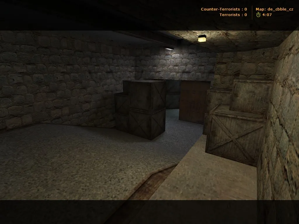 Скриншот  de_cbble_cz карта для CS 1.6: баланс сторон, точки, .nav для ботов, оптимизация wpoly/epoly
