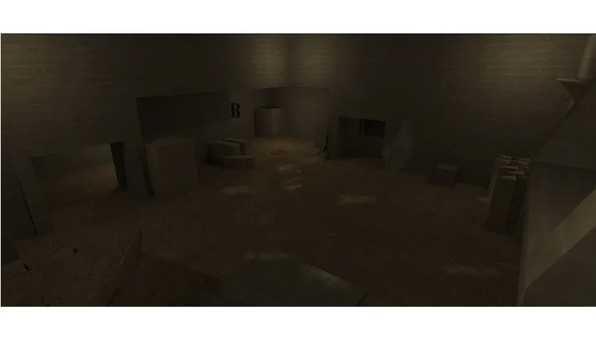 Скриншот Карта de_pyramids_mrcx для CS 1.6 - Тактические особенности и обзор