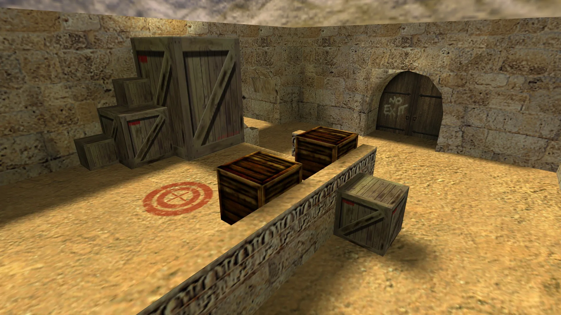 Скриншот  de_2storydust для CS 1.6: обзор карты, тактика сторон, оптимизация и .nav для ботов