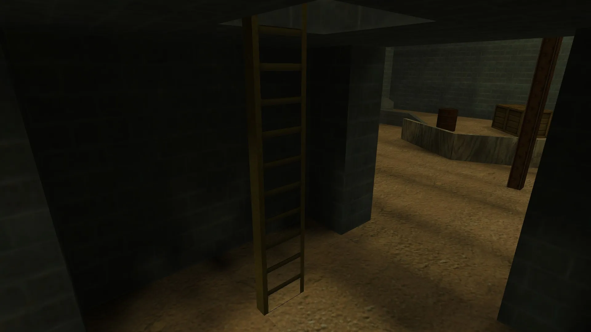 Скриншот Карты DE: arena_v2 для CS 1.6 — баланс сторон, тактика, .nav для ботов и оптимизация wpoly/epoly