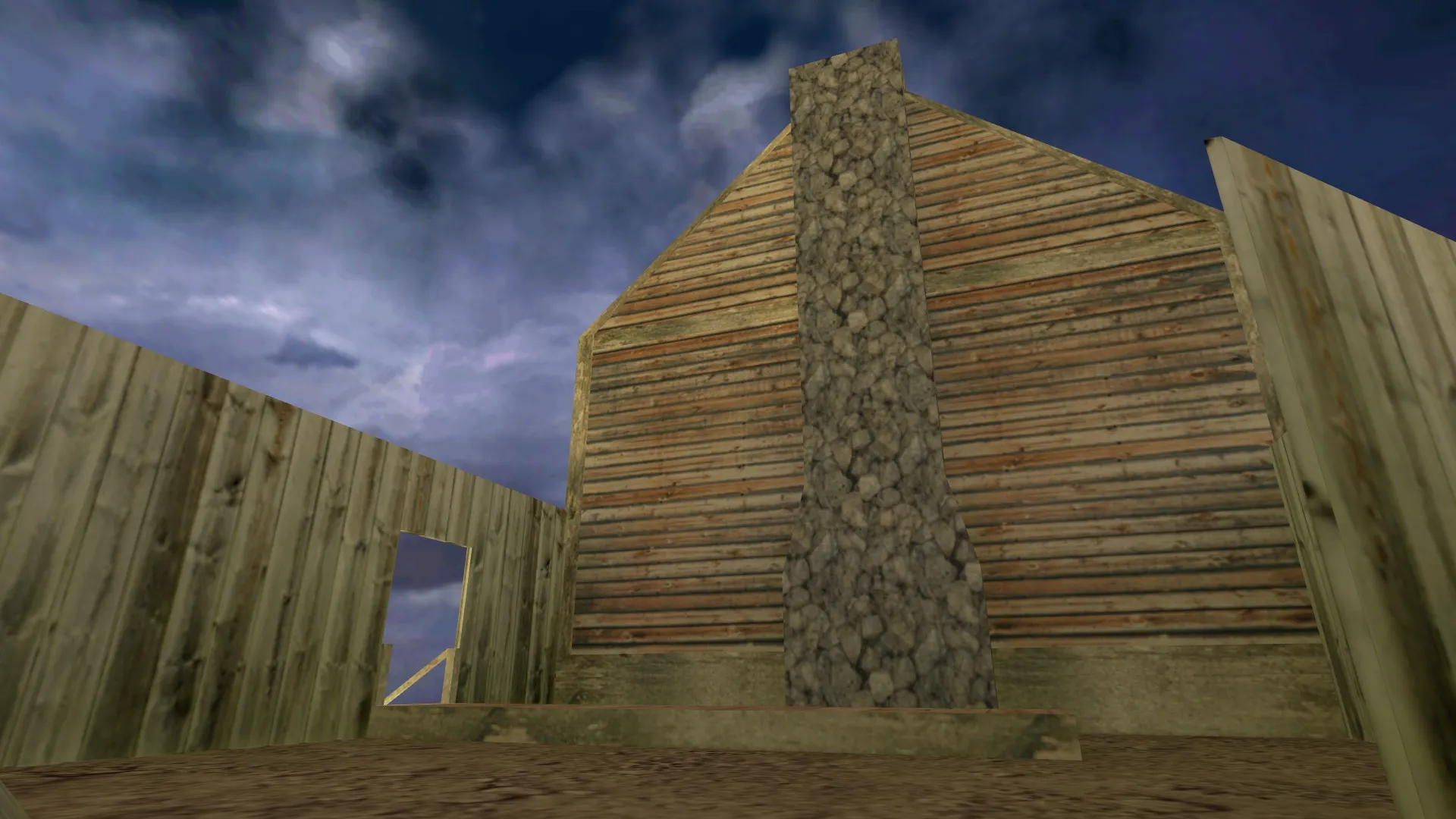 Скриншот  Карта de_cliffcabin для CS 1.6: точки, маршруты CT/T, .nav для ботов и оптимизация wpoly/epoly