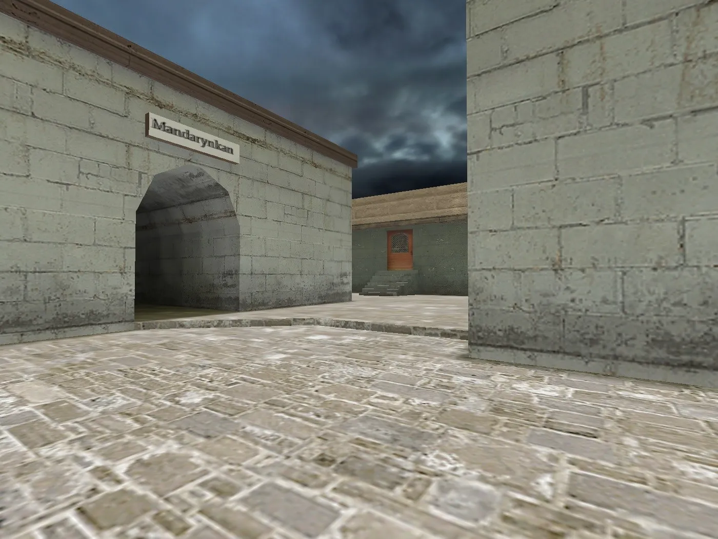 Скриншот  Карта de_bourne для CS 1.6: тактика за CT и T, точки на карте, .nav для ботов, оптимизация wpoly/epoly