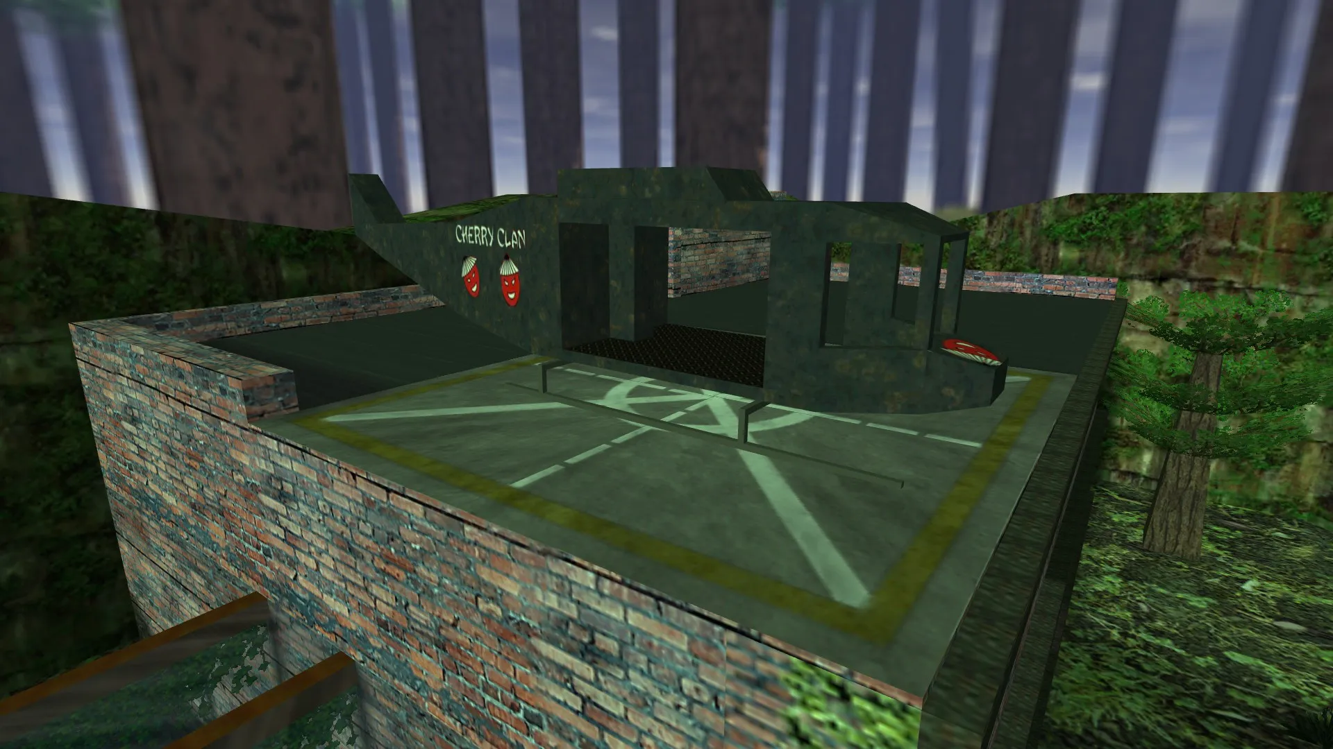 Скриншот  Карта «cc_secret_base» для CS 1.6: точки, тактика за Terror и CT, настройка для сервера и ботов