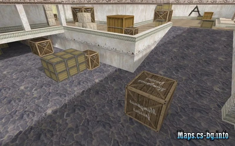 Скриншот  de_17b_athena карта для CS 1.6: точки, раунды и настройки ботов с .nav