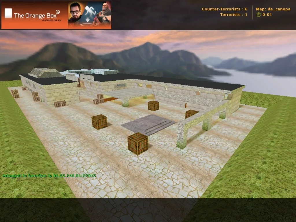 Скриншот  de_canepa карта для CS 1.6: тактика за Т и КТ, точки, .nav для ботов, оптимизация wpoly/epoly