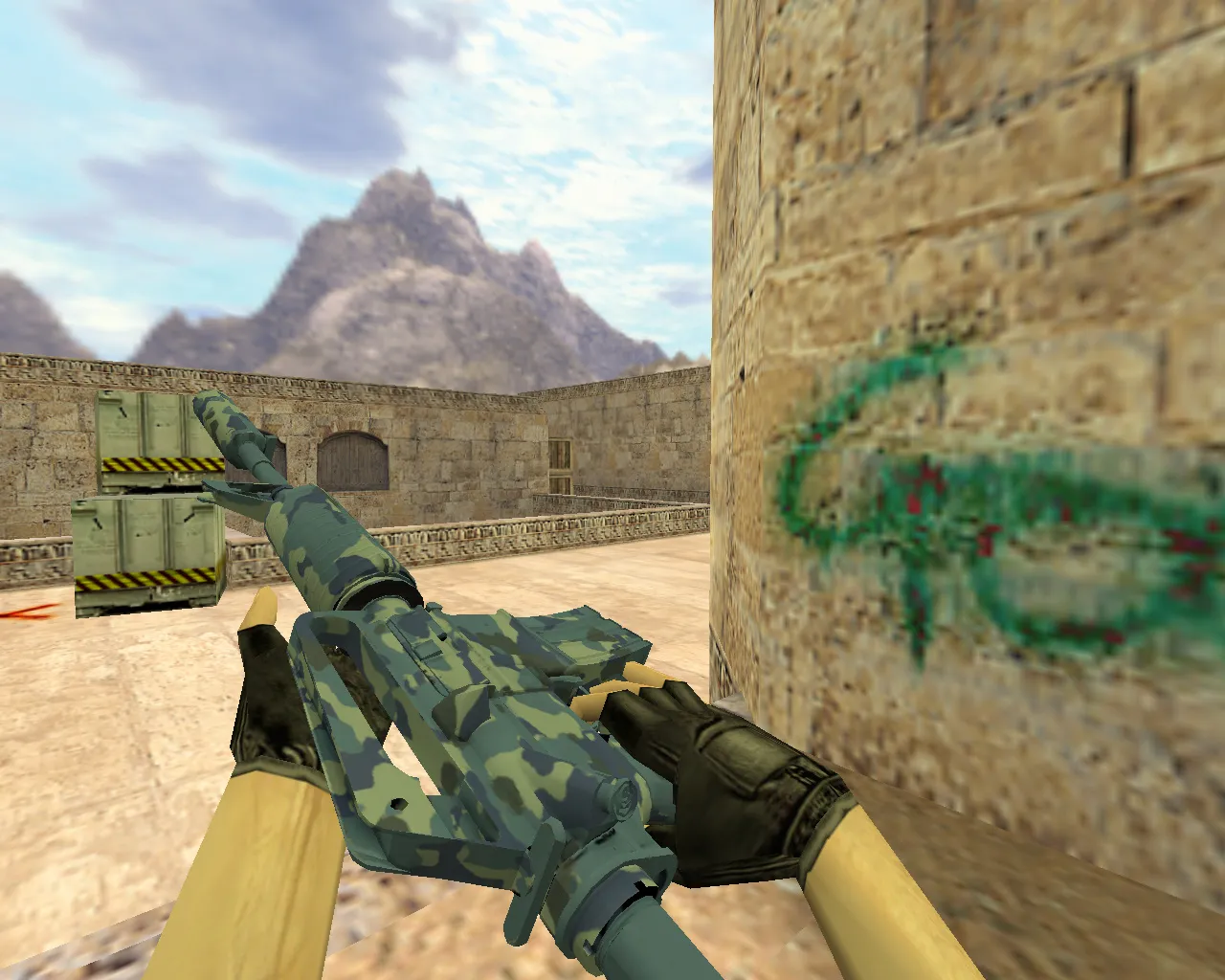 Скриншот Модель M4A1 «Чистая вода» v_model для CS 1.6: звуки, анимация осмотра, качество текстур