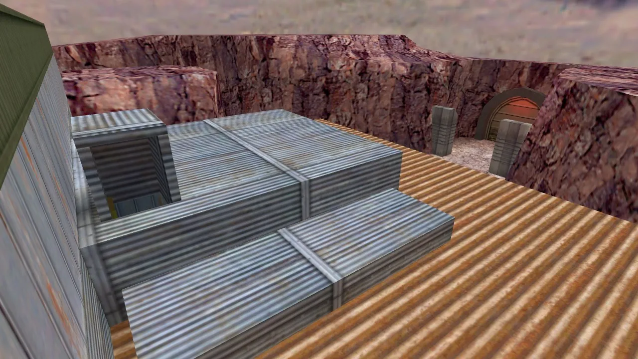 Скриншот  Карта de_nuke2x2 для CS 1.6 - Тактика и оптимизация