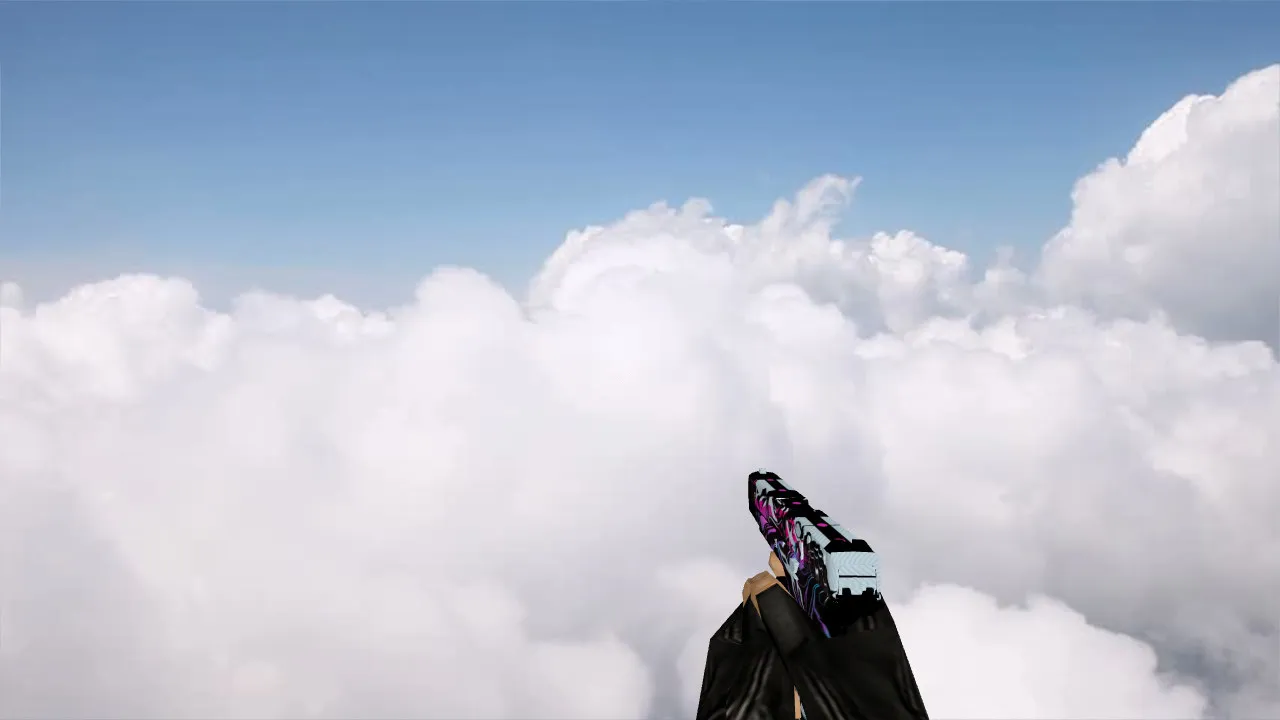 Скриншот Модель Glock «Неонуар» для CS 1.6 - Стиль и Качество