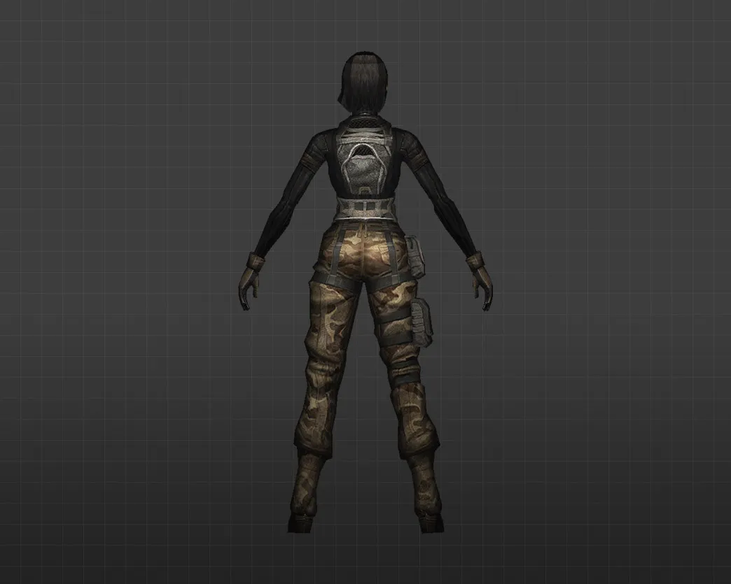 Скриншот Модель «Наемница» для CS 1.6 - Совершенное качество и уникальность