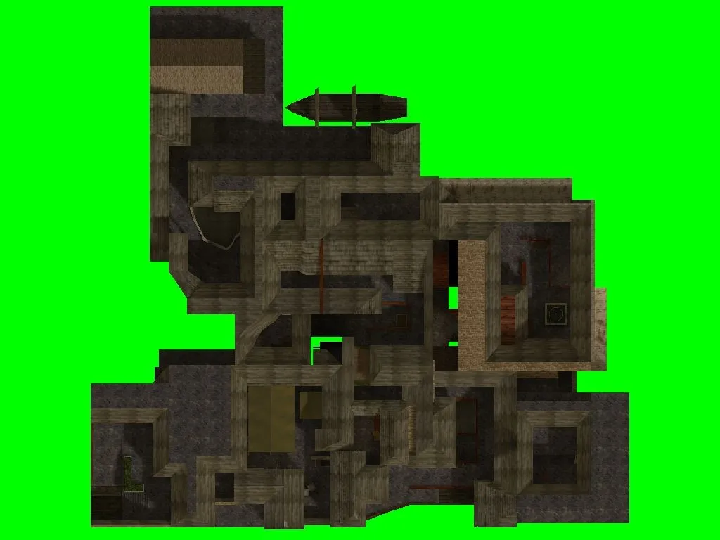 Скриншот  Карта de_pirates для CS 1.6 - Тактические возможности и детали