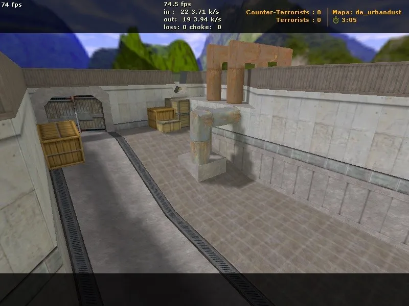 Скриншот  Карта de_urbandust для CS 1.6: Тактические возможности и особенности
