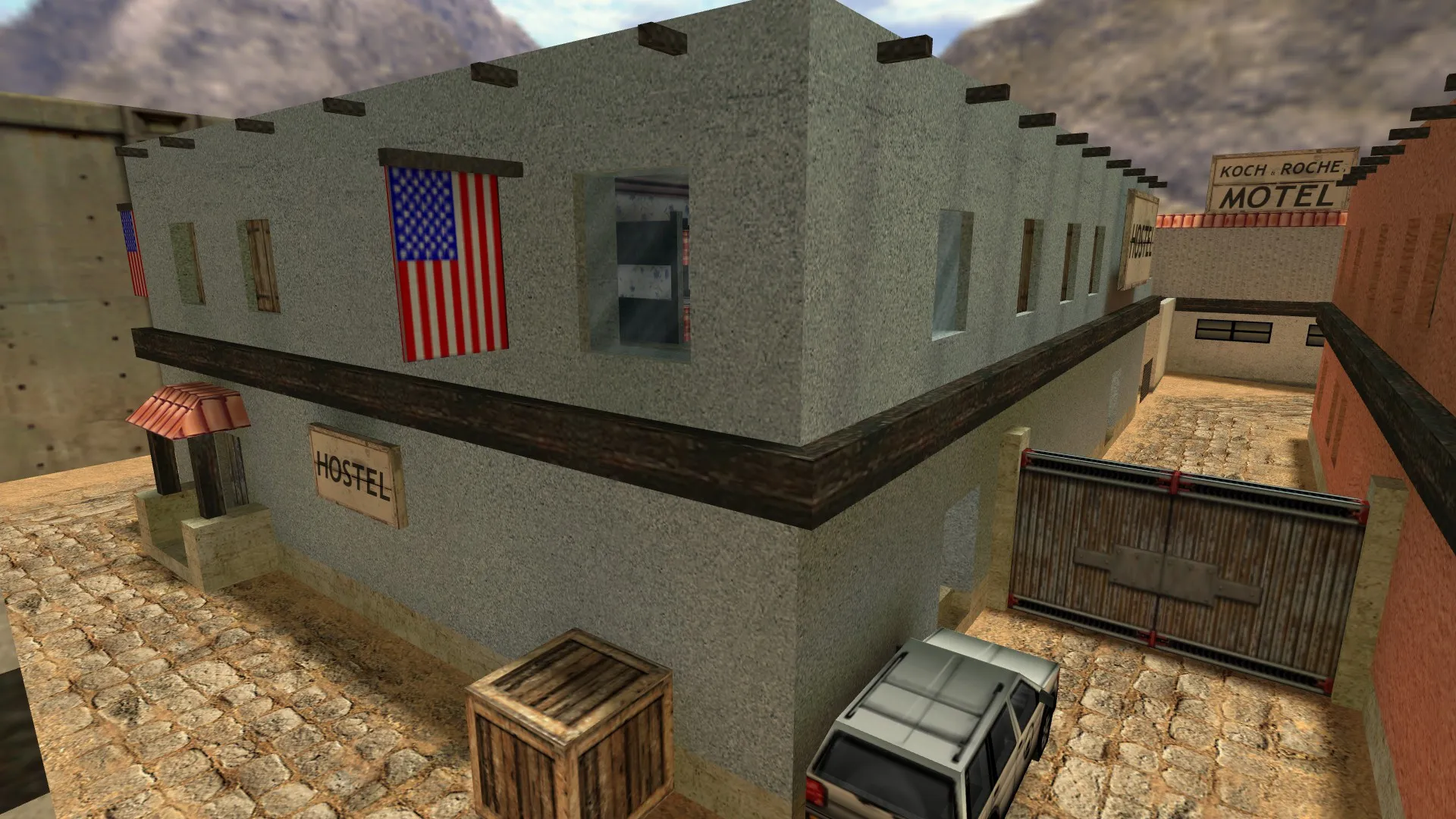 Скриншот  de_edifice для CS 1.6: тактики за CT/T, точки, .nav и оптимизация wpoly/epoly