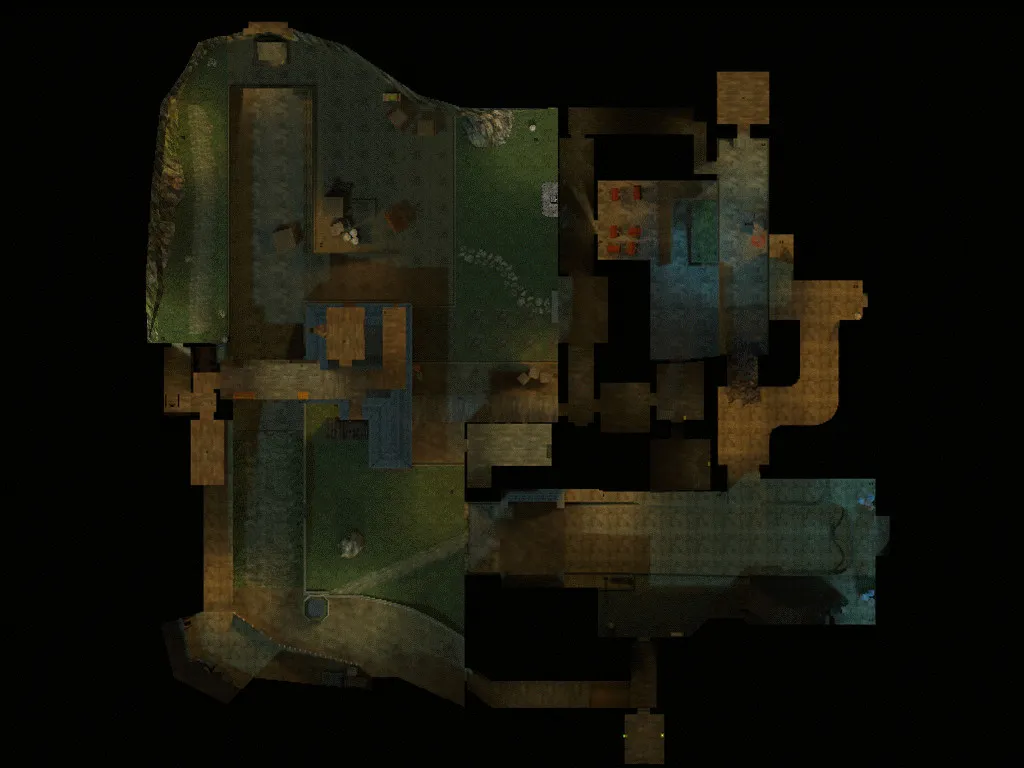 Скриншот  Карта de_kobbl для CS 1.6 - Тактические преимущества и детали