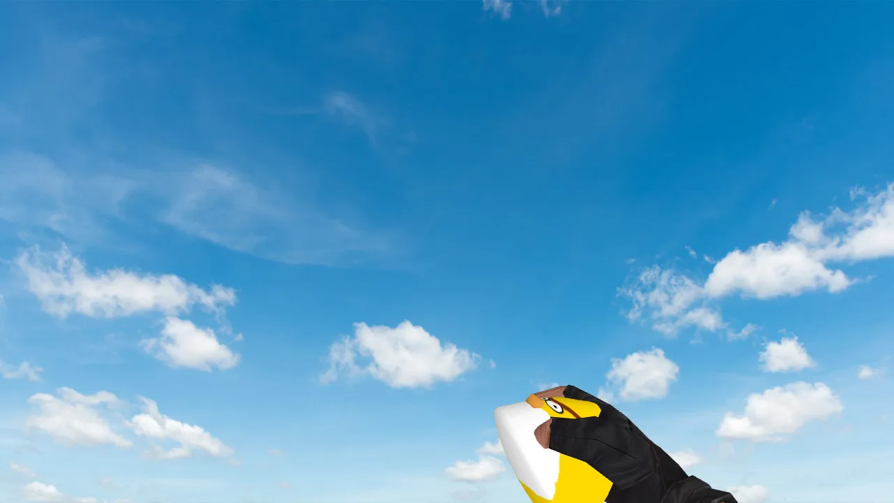 Скриншот Модель v_, p_, w_ гранаты «Angry Birds» для CS 1.6: звуки, анимация осмотра и качественные текстуры