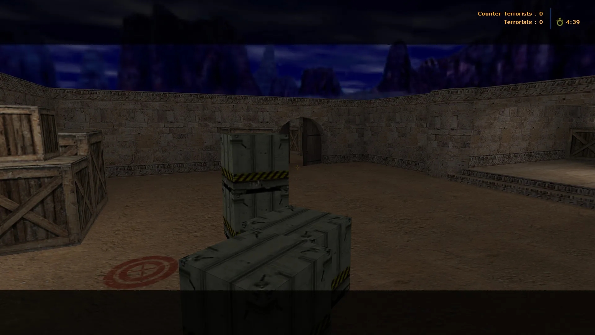 Скриншот 666_dust_night — DE карта для CS 1.6: ночной Даст2, точки, маршруты, .nav, оптимизация wpoly/epoly