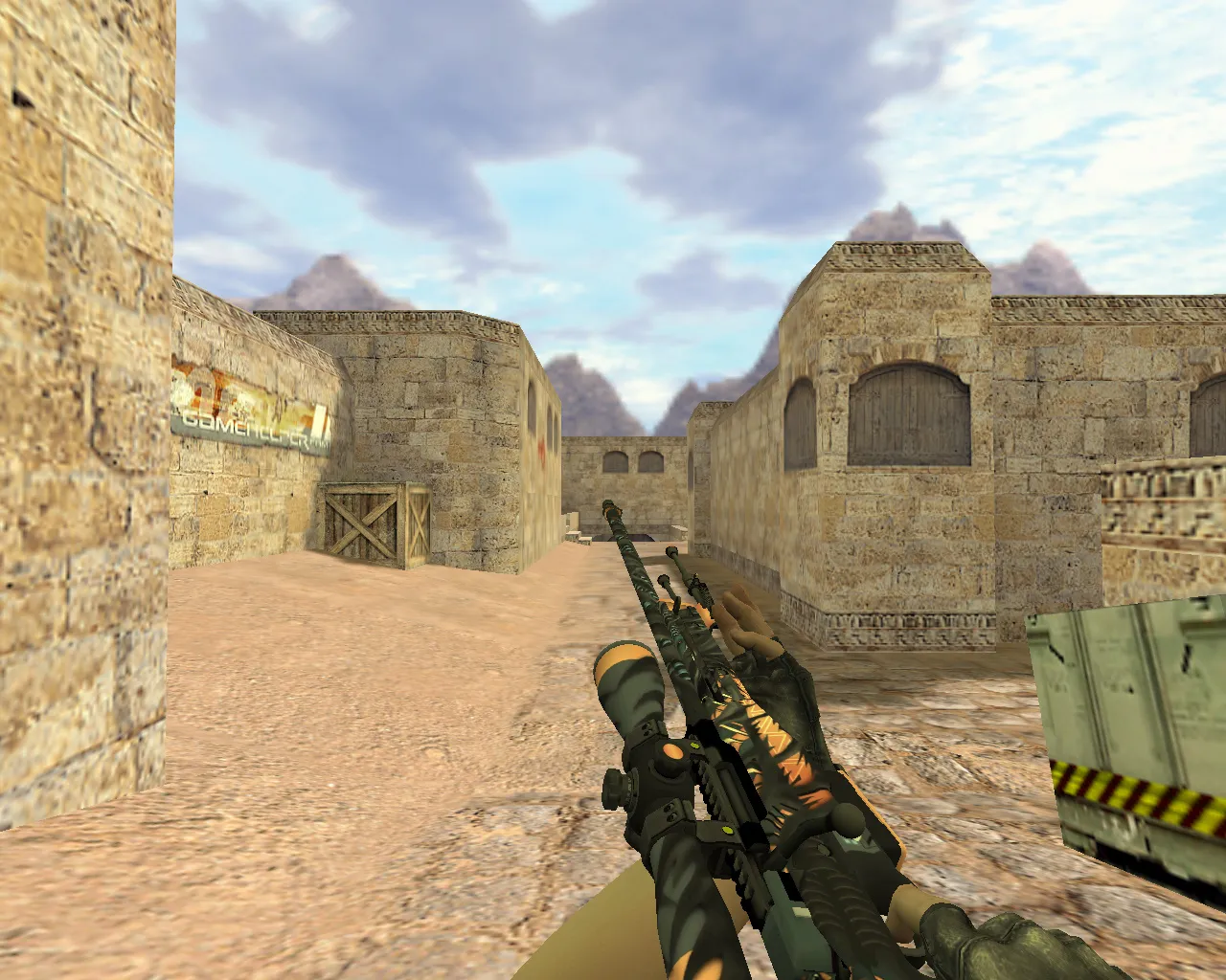 Скриншот Модель «AWP Мерес» для CS 1.6 - Качественные текстуры и анимация