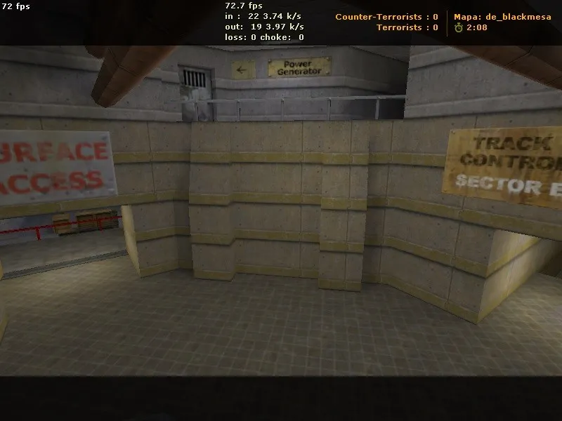 Скриншот  de_blackmesa для CS 1.6: тактика за Т и КТ, точки, .nav и оптимизация карты