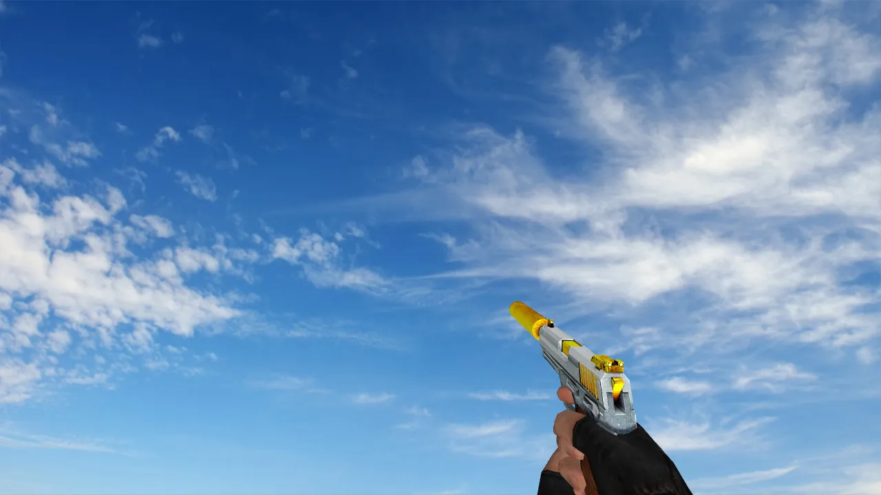 Скриншот Пак моделей оружия Platinum Weapon Pack для CS 1.6: v_ p_ w_ модели, звуки, анимация осмотра и качество текстур