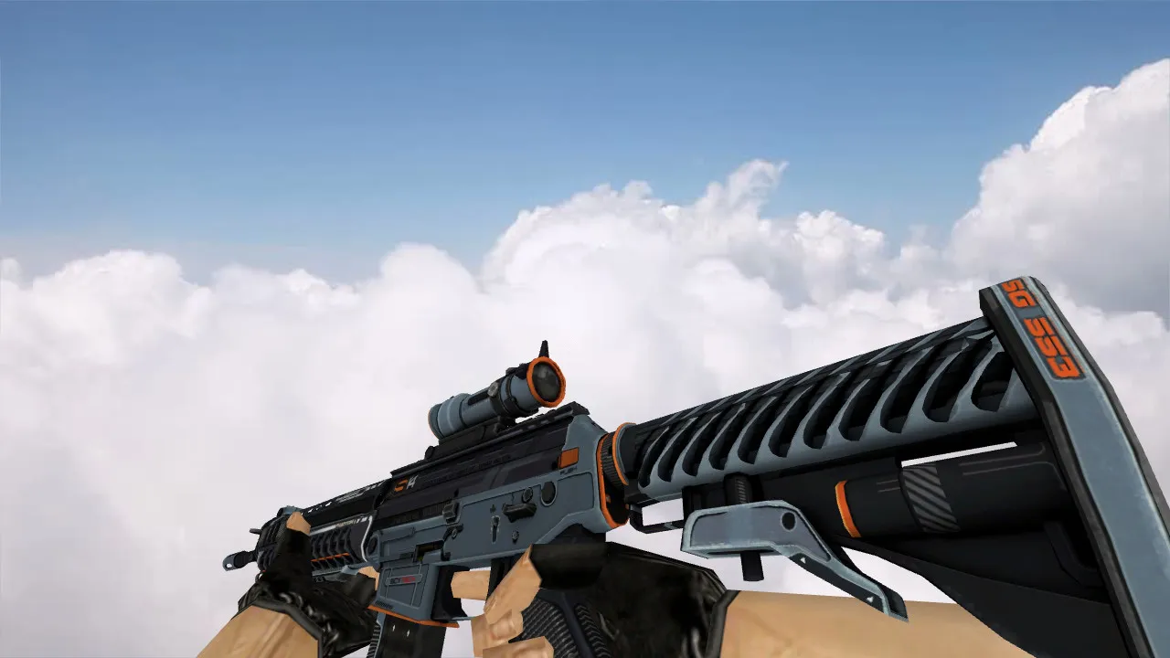 Скриншот Модель SG-553 'Фантом' для CS 1.6 - Качество и Дизайн