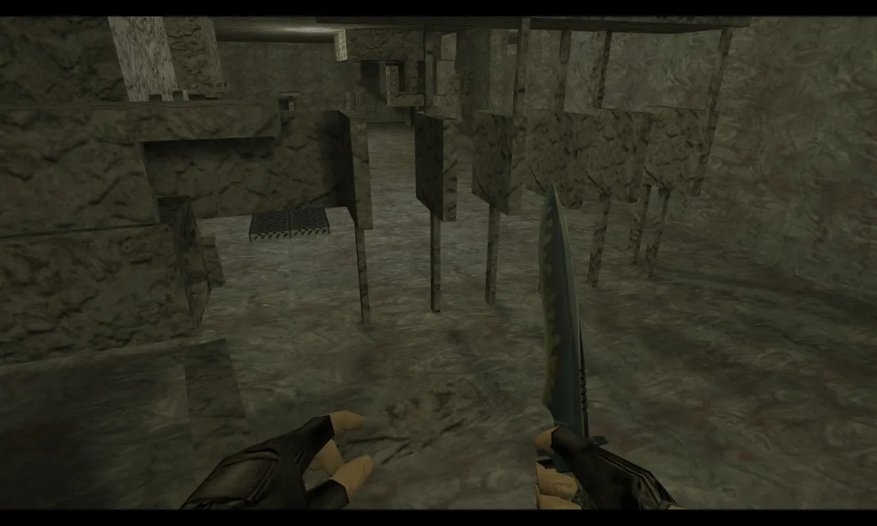 Скриншот  deathrun_kazz_level_x — карта deathrun для CS 1.6: баланс сторон, точки, .nav, оптимизация