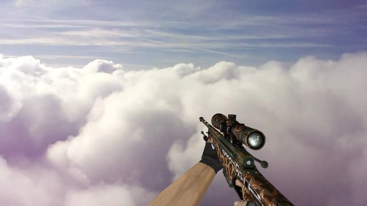 Скриншот Модель «AWP Warlord» для CS 1.6 — мощное оружие для вашей игры