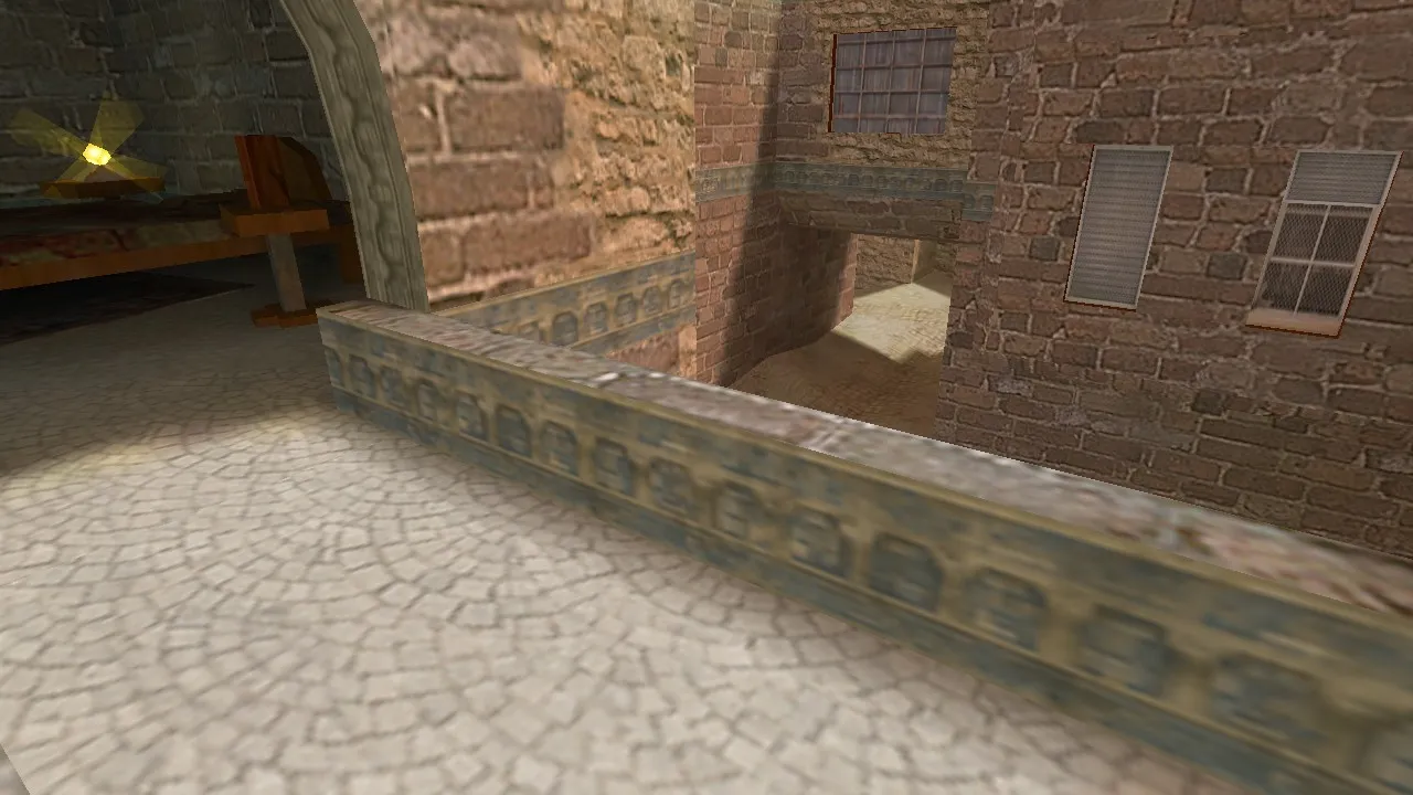 Скриншот de_bob карта для CS 1.6: баланс сторон, точки под CT/T, .nav для ботов и оптимизация