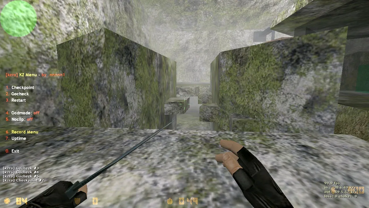 Скриншот  deathrun_absolute для CS 1.6: ловушки, тайминги и точки для CT/T без лагов