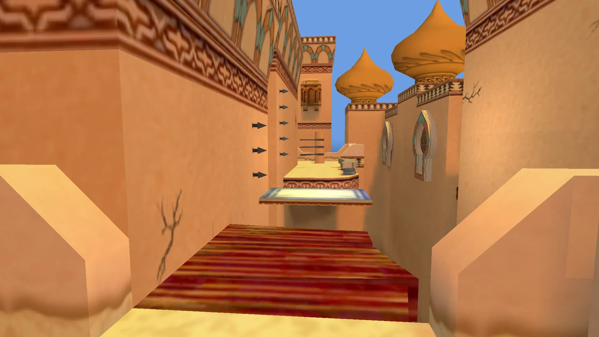 Скриншот  deathrun_crash_arabian — карта Deathrun для CS 1.6: точки, маршруты, боты и оптимизация