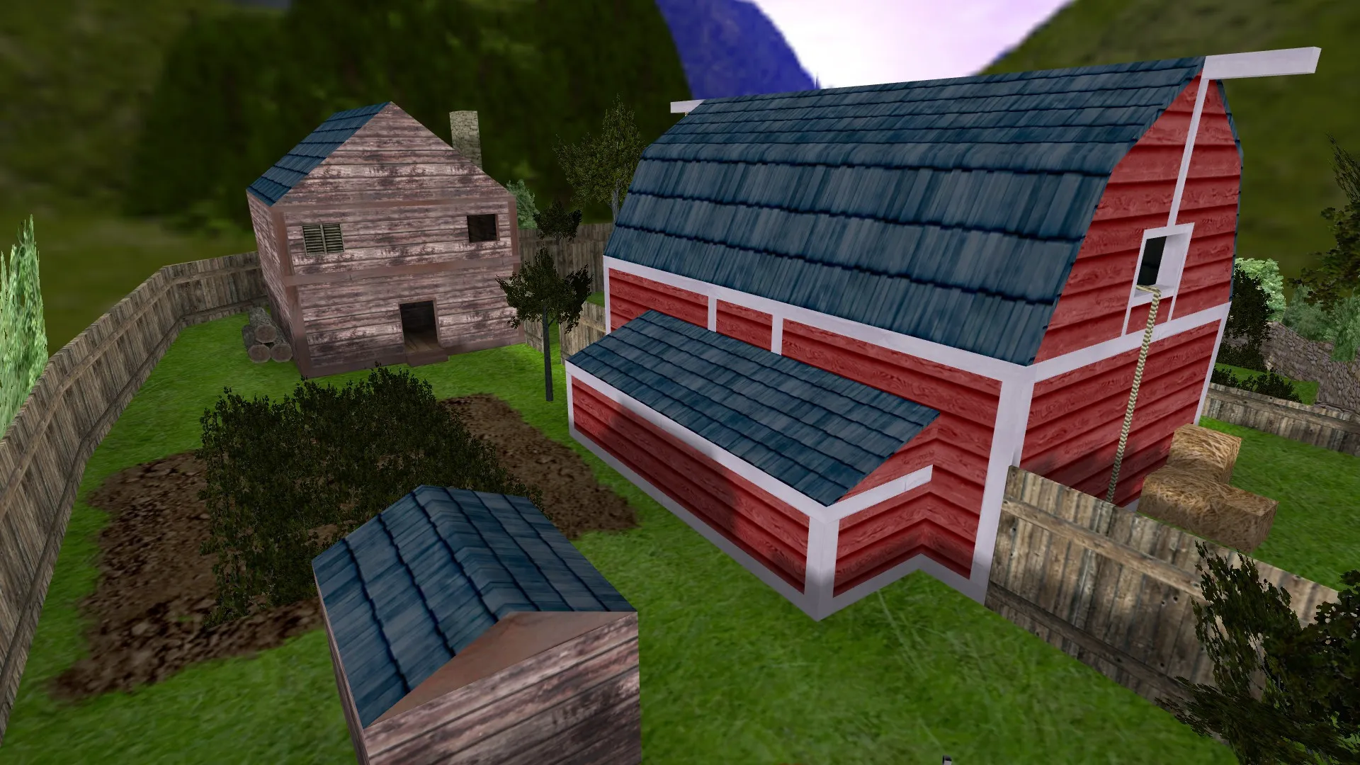 Скриншот  de_farmrush для CS 1.6: карта, точки, .nav, оптимизация и советы для игры