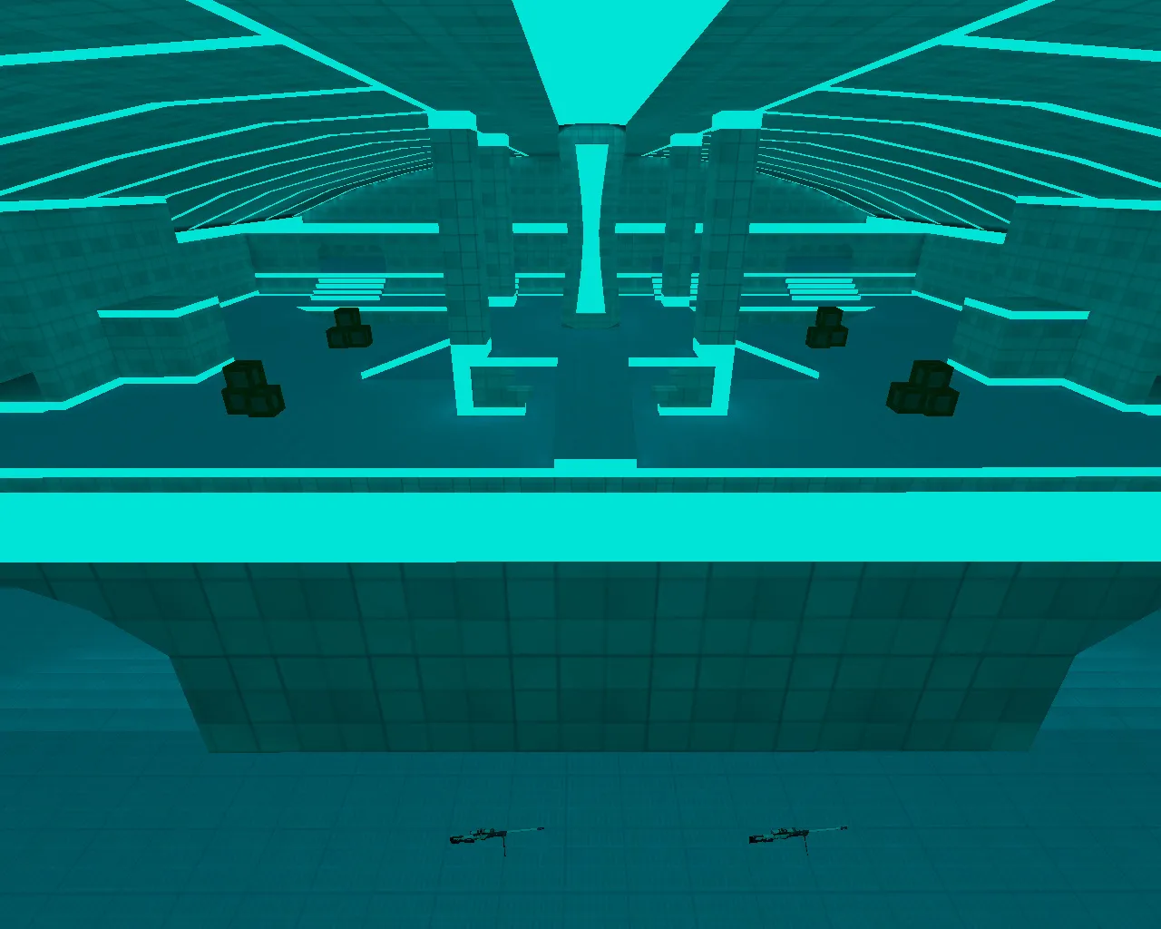 Скриншот  Карта awp_neons для CS 1.6: AWP-поинты, баланс сторон, .nav для ботов и оптимизация полигонов